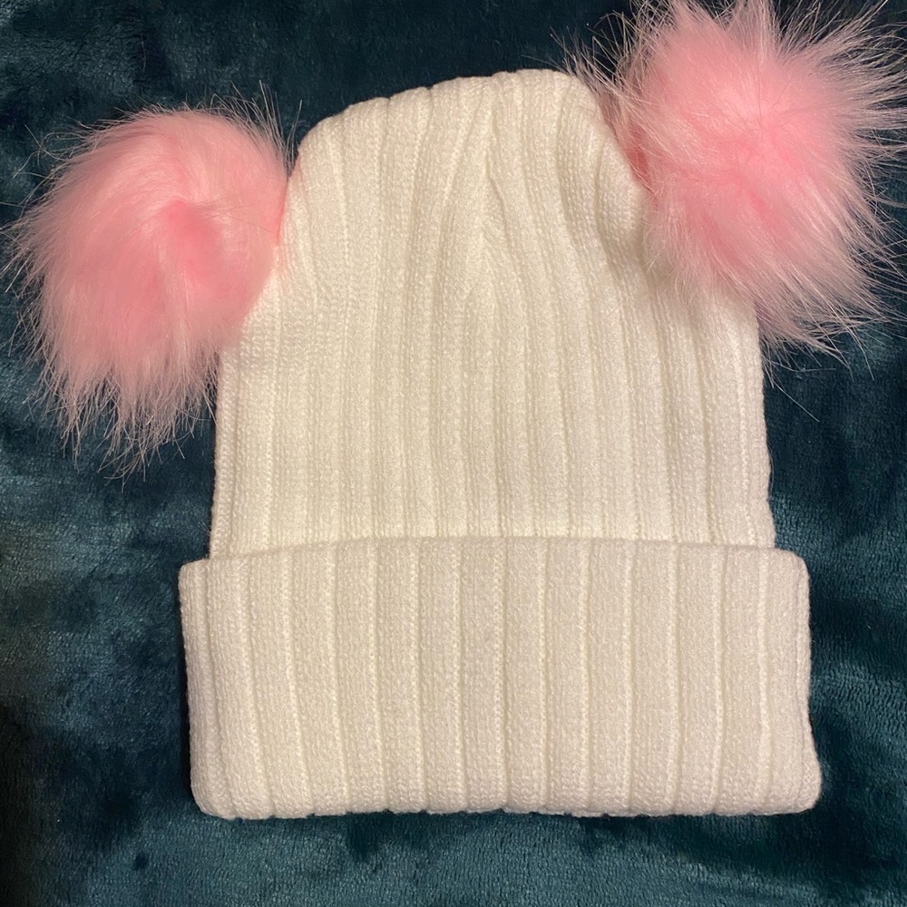 Girls Pom Pom hat
